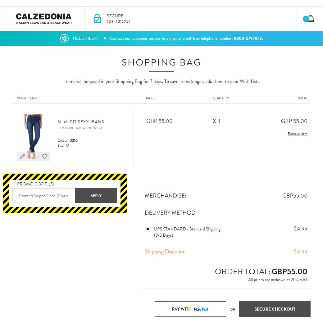 Calzedonia Discount Code