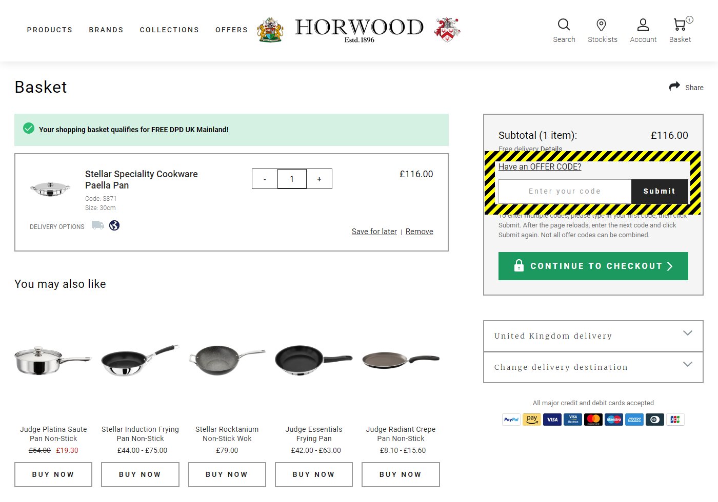 Horwood Homewares Discount Code
