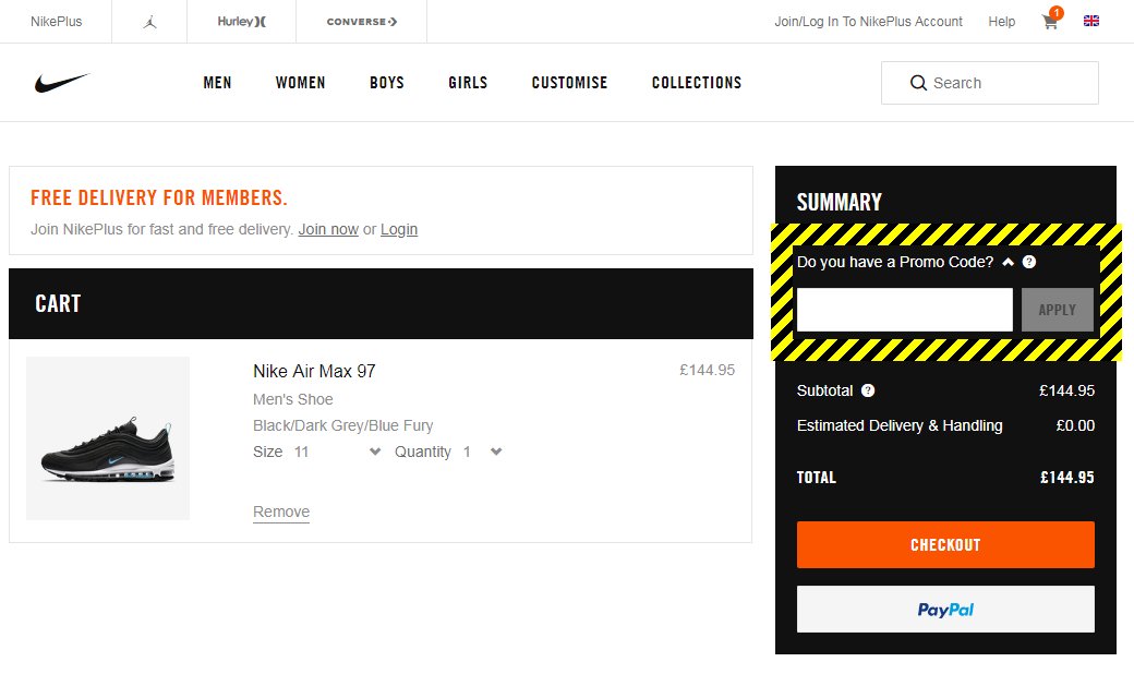 Nike Discount Codes and Voucher Codes 