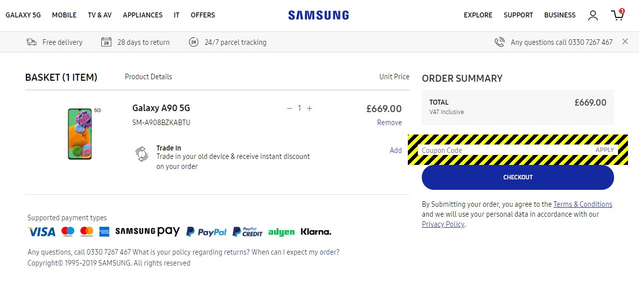 Samsung Discount Codes and Vouchers 50 Off in February 2024