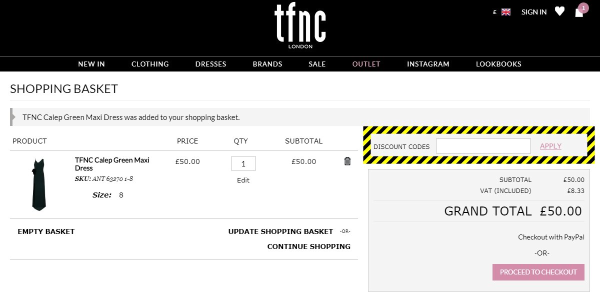 TFNC Discount Code