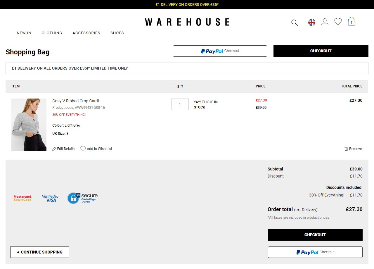 Warehouse Discount Codes 80 Off in April 2024